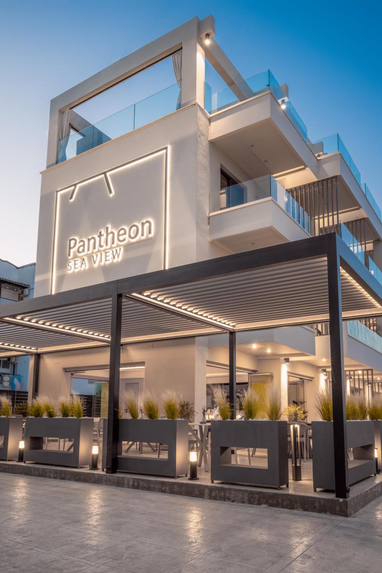 Pantheon Sea View Aparthotel Néoi Póroi Eksteriør bilde