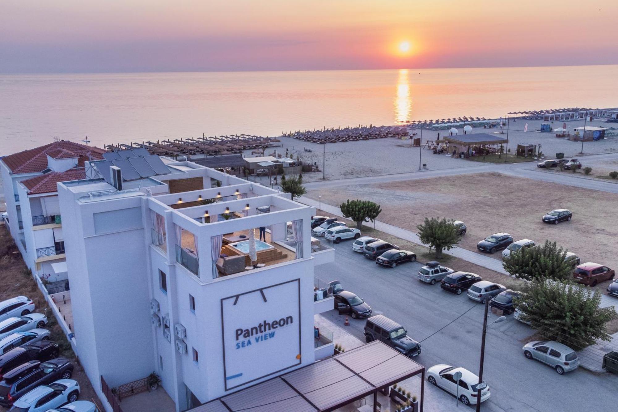 Pantheon Sea View Aparthotel Néoi Póroi Eksteriør bilde